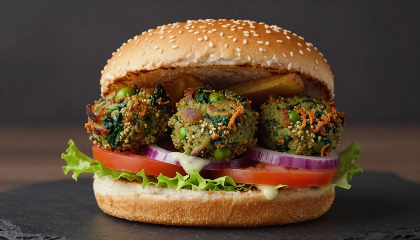 Hara Bhara Kebab Burger