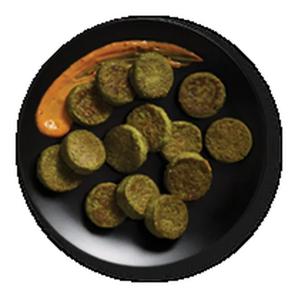ITC Master Chef Hara Bhara Veg Kebab, plated and ready to serve