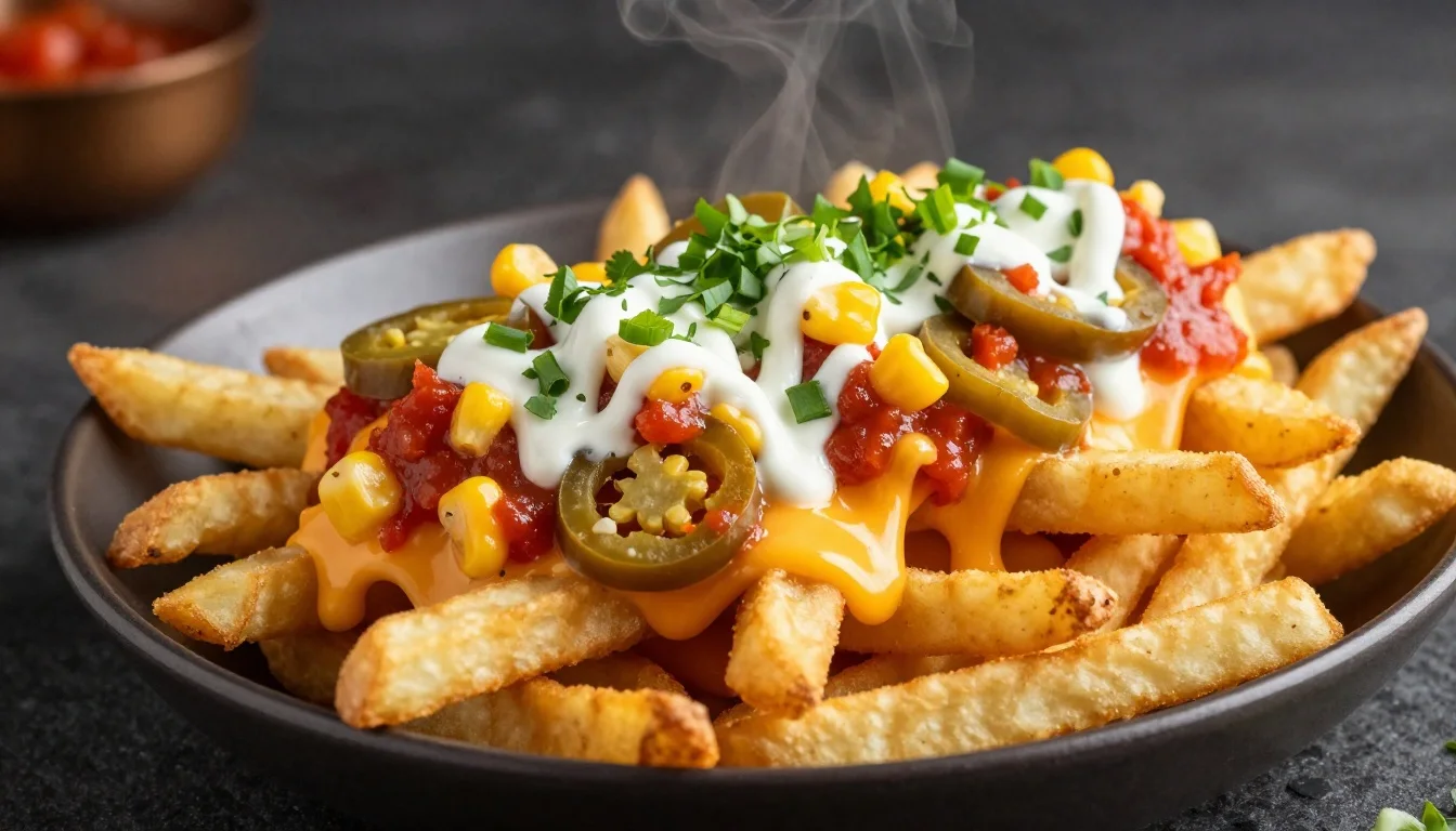 Loaded Mexican Nacho Fries