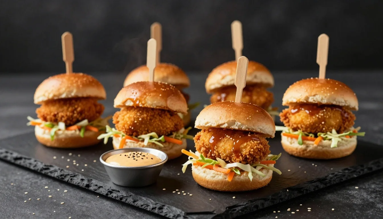 Chicken Nugget Katsu Sliders