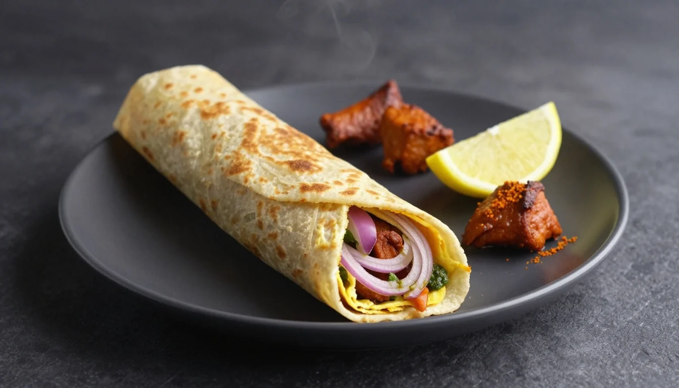 Seekh Kebab Breakfast Wrap