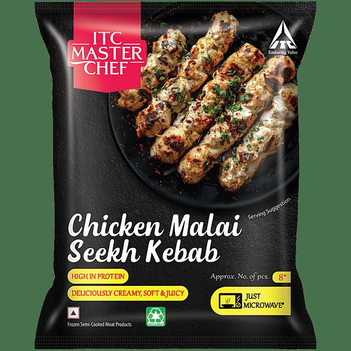 ITC Master Chef Chicken Malai Seekh Kebab 400g pack