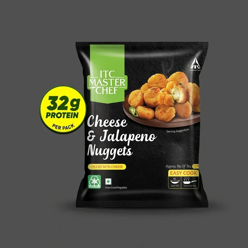 ITC Master Chef Cheese & Jalapeno Nuggets 250g pack