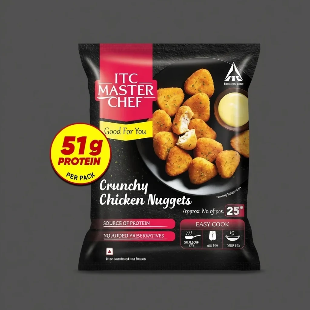 ITC Master Chef Crunchy Chicken Nuggets 450g pack