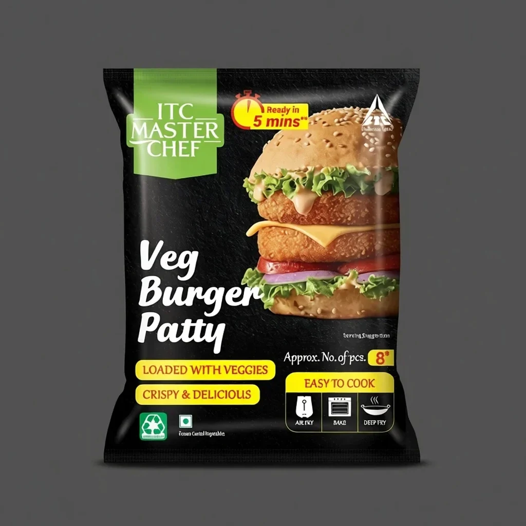 ITC Master Chef Veg Burger Patty 430g pack